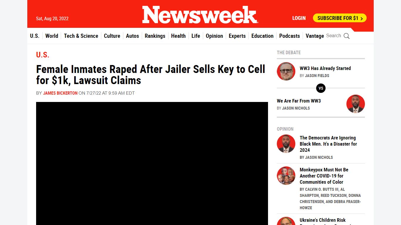 Female Inmates Raped After Jailer Sells Key to Cell for $1k ... - Newsweek